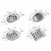 Wire Drawing Process Double Soap Dish Various Styles Drainable Soap Rack  Kitchen