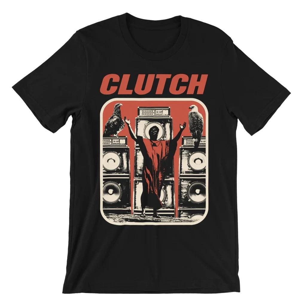 VTG Clutch rock band T-shirt Black Unisex Tee All Sizes S-5XL 3F402 Unisex T-Shirt XXL