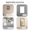4Pieces Mirror Support Clip Sturdy Zinc Alloy Materials for Home Decoration and Interior Designs Projects Supplies