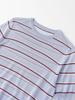 European Style Women's Striped Round Neck Short-Sleeve Top - Spring 2026 Collection (Picture Color)