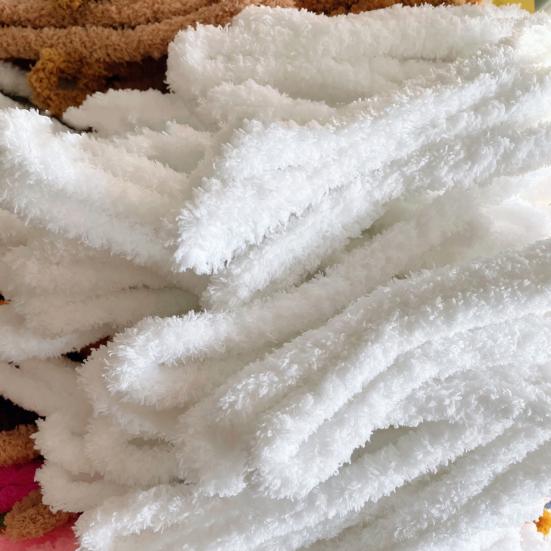 Coral Velvet Twist Stick Extra Pipe Twist Cleaners Large Plush Thick Stick Kids Art