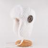 Womens Winter Knit Beanie Hat With Fleece Lining Warm Ear Protection Acrylic Wool Blend Cap Cold Weather