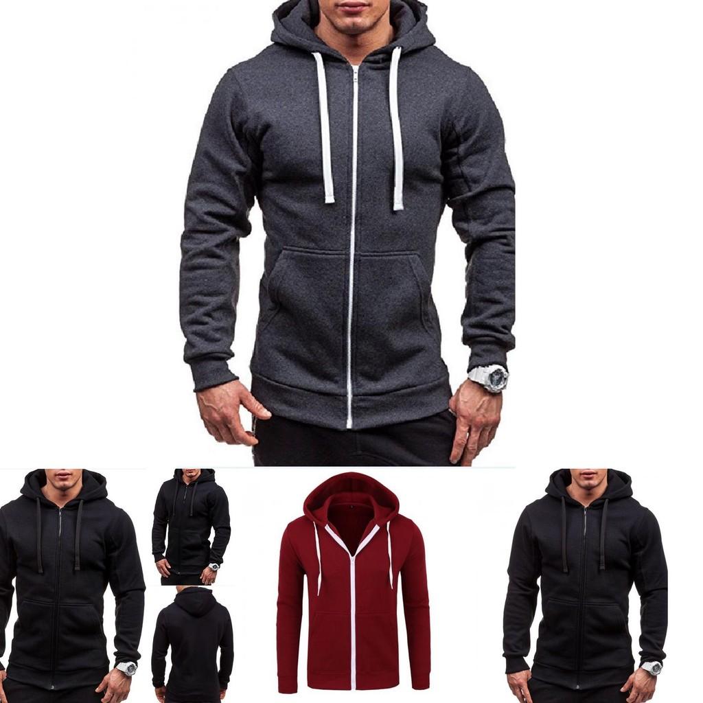 Men's Outwear Winter Hoodies Comfortable Warm Jumper Coat With Soft Material