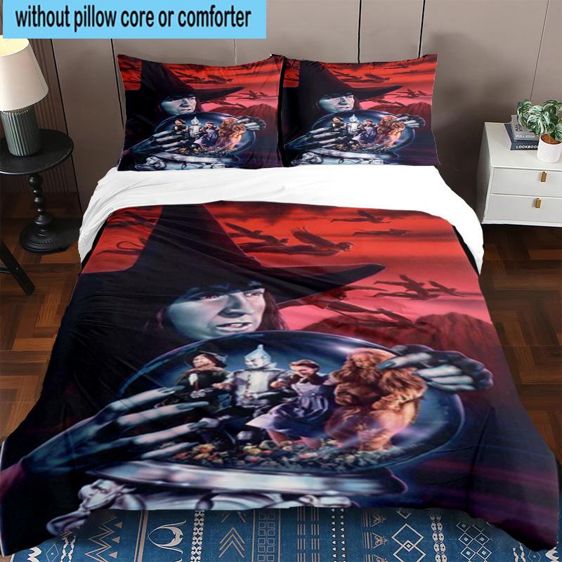 3PCS Wonderful Wizard Adventure 3pcs Bedding,Including 3PCS Duvet Cover And 2pcs Pillowcases Perfect for Christmas,Ideal for Bedroom, Dormitory