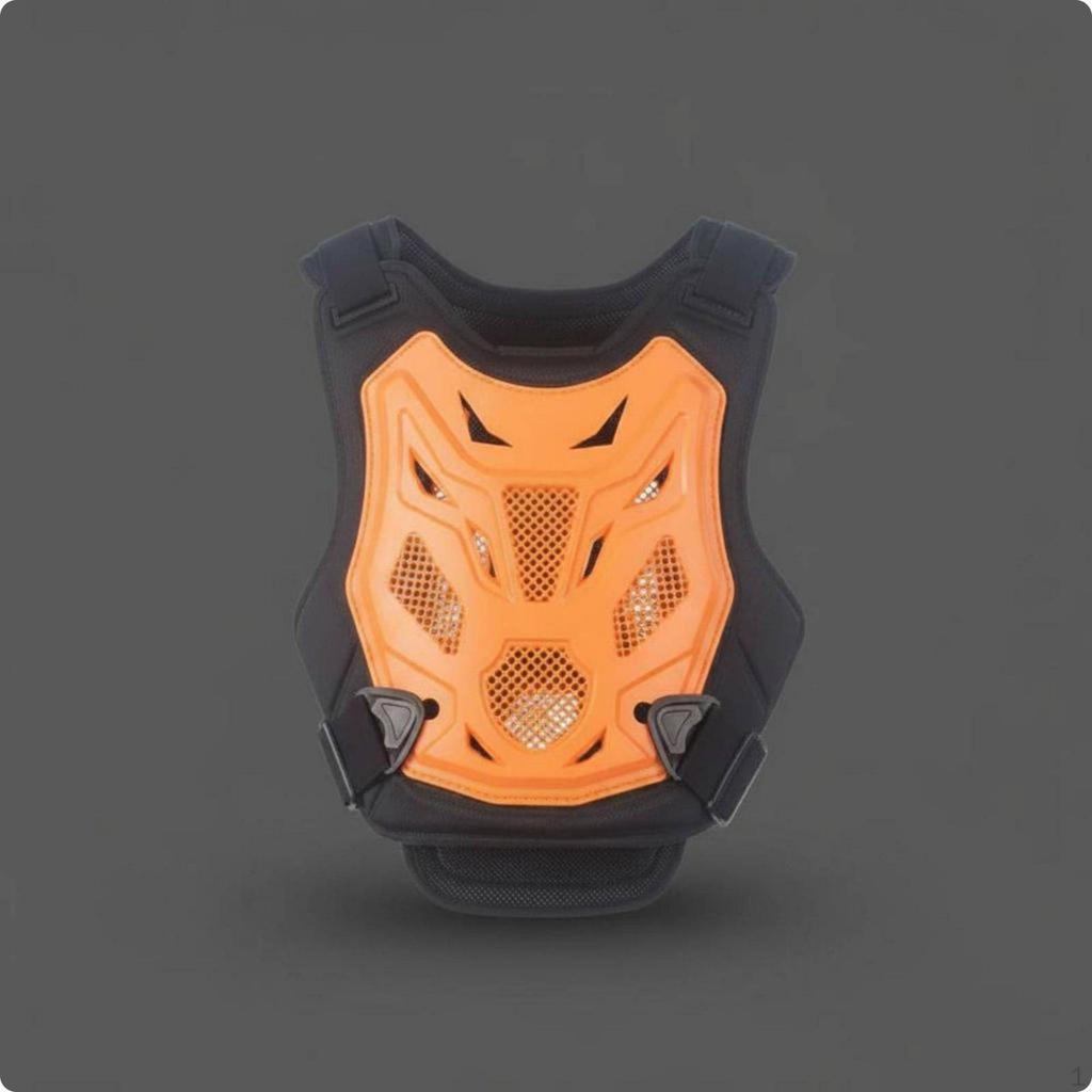 Motocross Vest DropResistant Motorcycle Chest Protector Impact Absorbing for Riders,