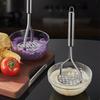1pc Stainless Steel Potato Masher Manual Potato Mashing Tool Portable Crusher For Making Baby Food Kitchen Accessories
