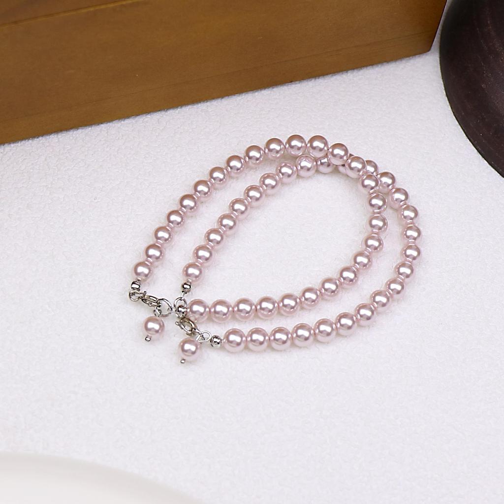 Elegantes Damenarmband mit Manta-Rose-Perlen - Langlebig, mehrlagig, leichter Luxus, vielseitiger handgefertigter Schmuck