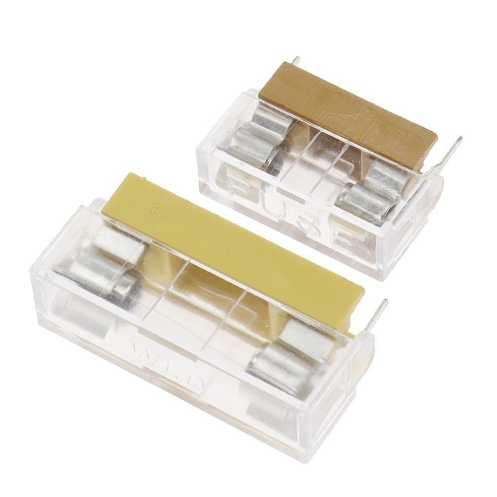 10Pcs/Set 6A 10A Glass Fuse Holder  for Automotive Applications Electrical Circuit Protection