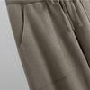 Geomatric feminino camisola conjuntos de ternos outono inverno grosso macio conjuntos de malha pullovers calça longa casual 2 pçs terno de pista