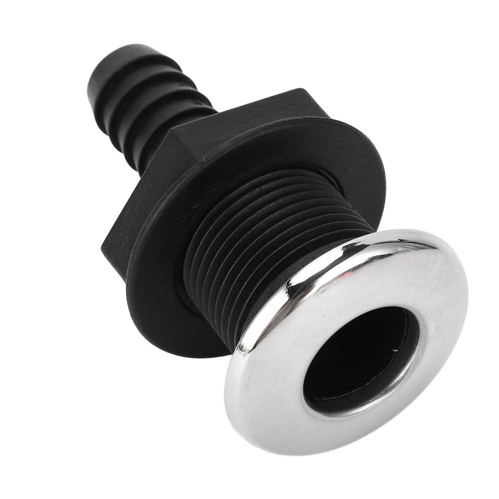 Vielseitige Boots-Rumpfdurchführungen Nylon Boots-Abflussstopfen Marine-Schlauchverbinder Kajak