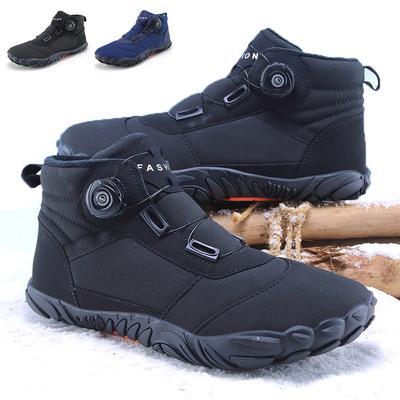 Winter Men Boots Snow BareFoot Casual Shoe Women Warm Plush Cotton Shoes for For Trekking Climbing Working High Ankle Boot