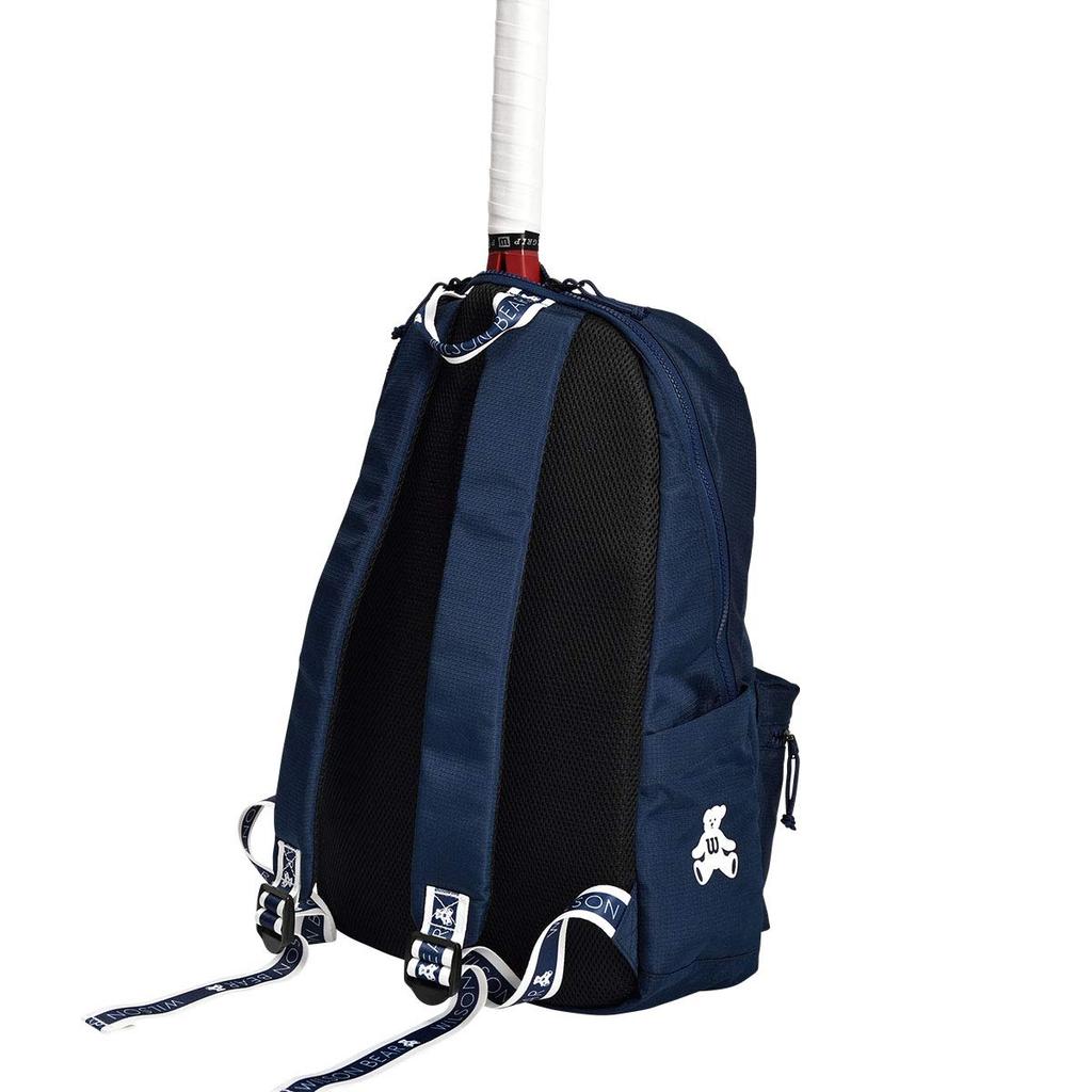 Tennis-Badminton-Schlägertasche ONE BEAR BACKPACK Bear NAVY [Wilson] (Ein Rucksack)