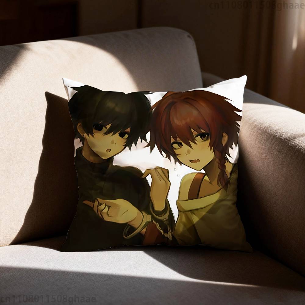 Game Zeno Remake Pillow Case Square DoubleSided Printing Short Plush Sofa Cushion Cover Bedroom Bedside Pillow