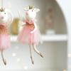 Mesh Xmas Tree Pendant Doll Girl Hanging Pendant Christmas Tree Decor  Wall Hanging
