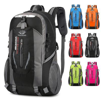 Men's Water-Resistant Outdoor Hiking and Camping Backpack