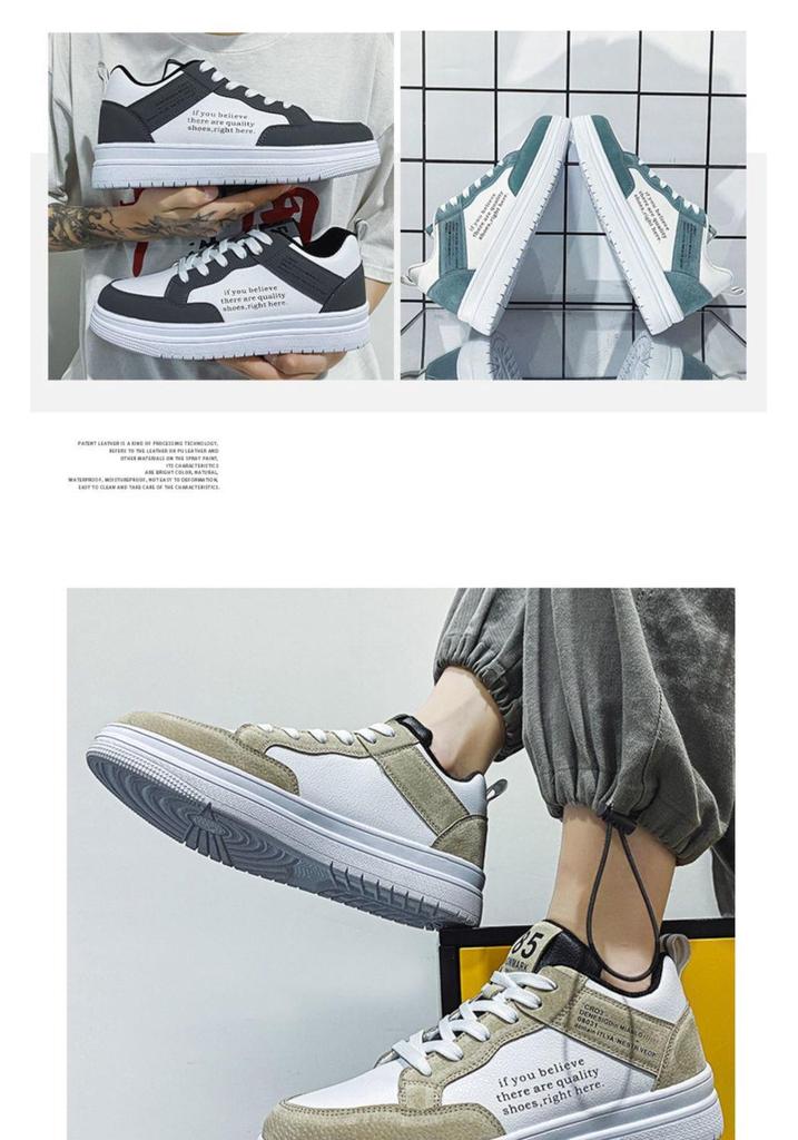 Men's 2024 Summer Breathable Korean Style Casual Board Shoes