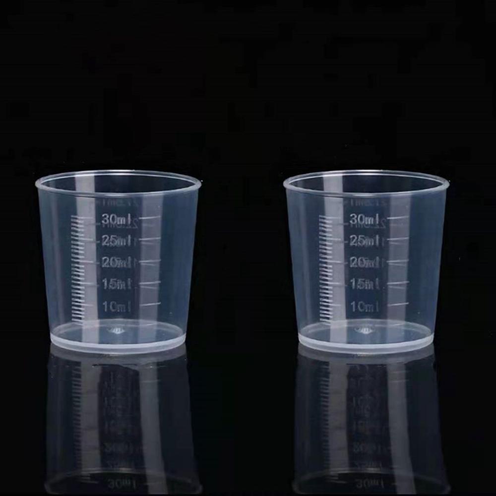 1oz/30ml Medicine Pills Resin Plastic Measuring Tool Container Scale Cups Graduated Cups