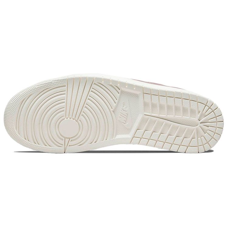 Air Jordan 1 Centre Court Pink Oxford Unisex Sneakers Pale-Ivory Smokey-Mauve Dark-Pony DO7444-621