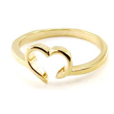 Vergoldeter Ring 'Liebe'