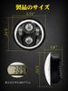 NORTHYUN LED Motorcycle Headlight with Switch and 3 Lighting High IP67 Easy Installation 5.75-inch Hi/Lo DRL, 12V/24V Universal, Modes, Brightness,