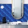 10/20/30Pcs 3D Mosaic Tile Stickers - Waterproof PVC Wall Decals - Thickened Self-Adhesive Brick Wallpaper for Kitchen & Bathroom - Multiple Designs