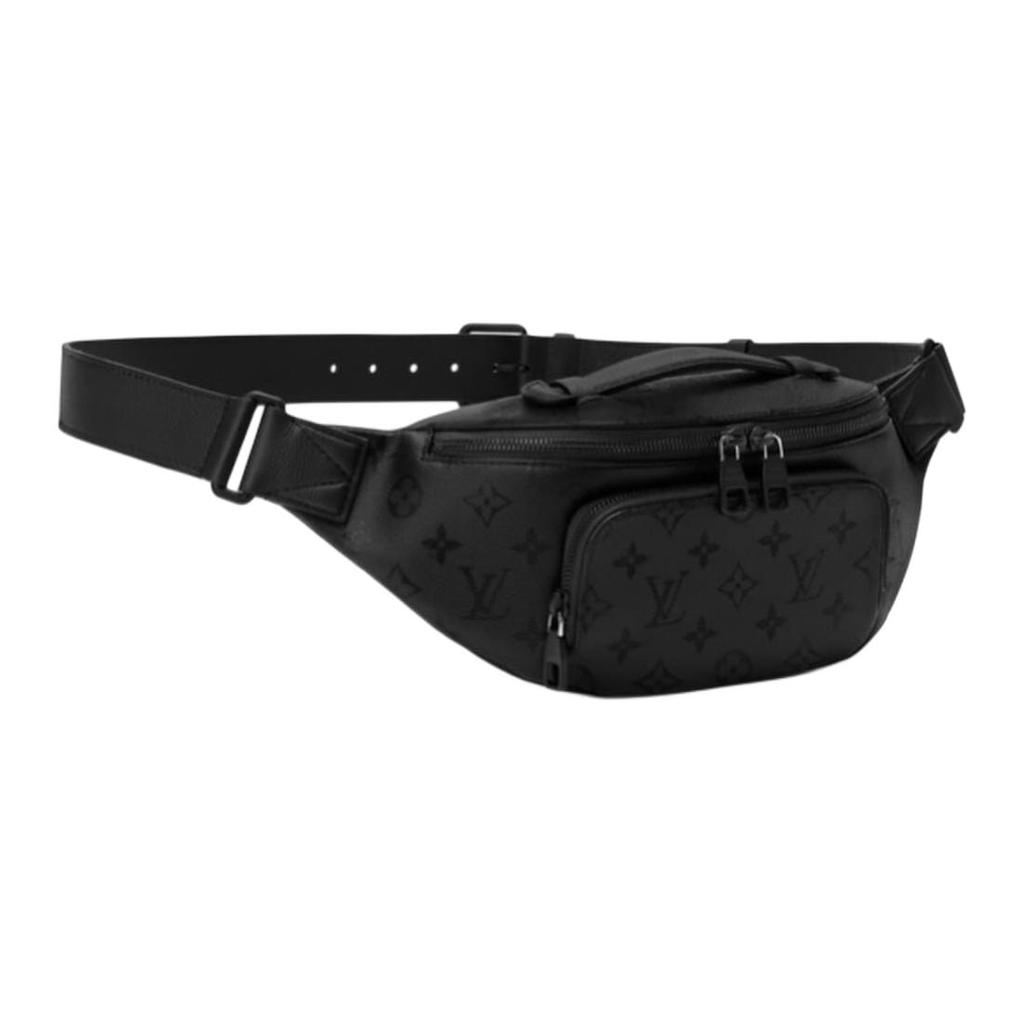 LOUIS VUITTON RUSH Monogram Midnight Coated Canvas Fanny Pack Men's Black M26763