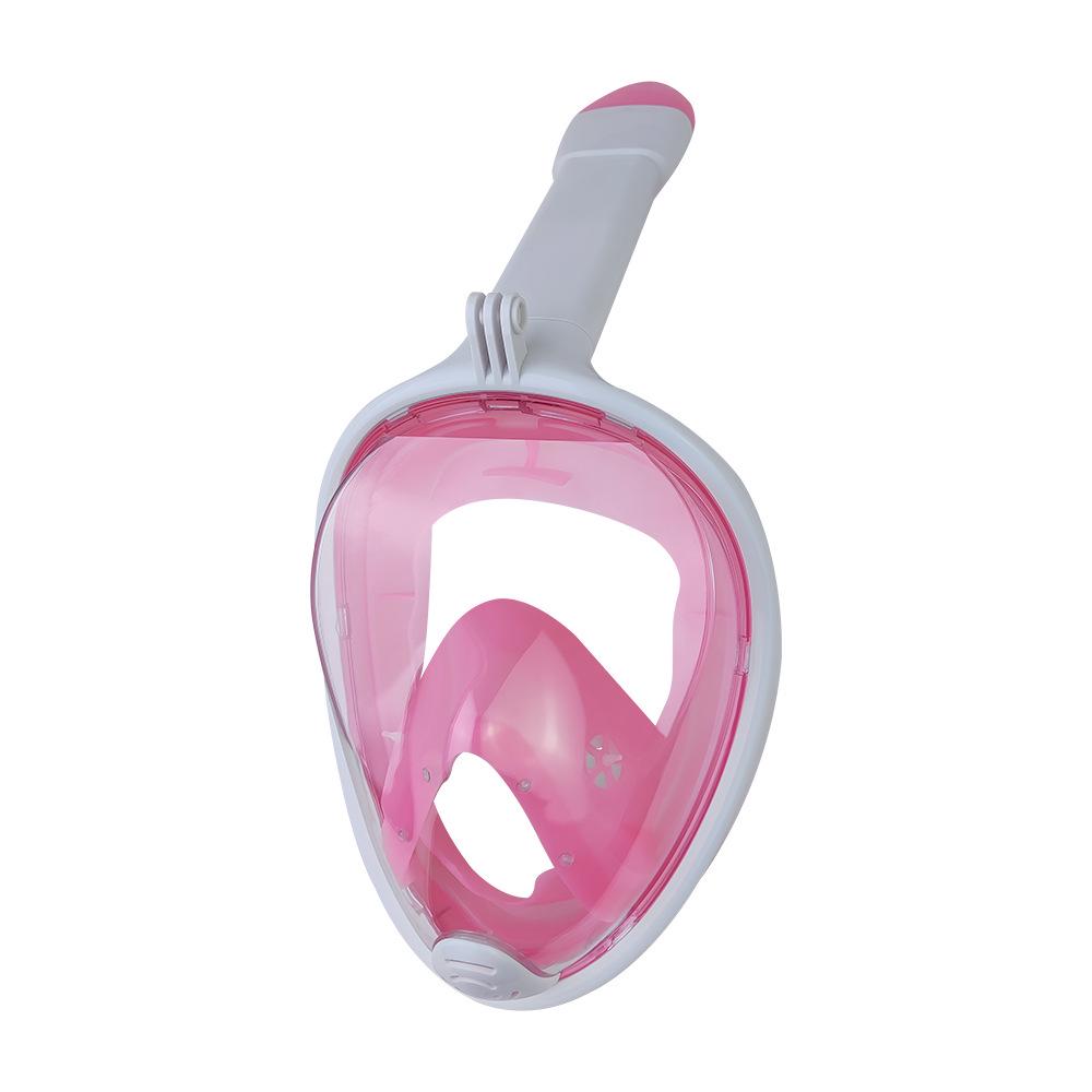 Full-Face Snorkel Mask with Camera Mount for Kids & Adults Small/Medium