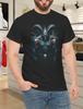 Demon Lord Dark Fantasy Skull Warrior Heavy Metal Graphic T-Shirt Mens Womens Tees Top
