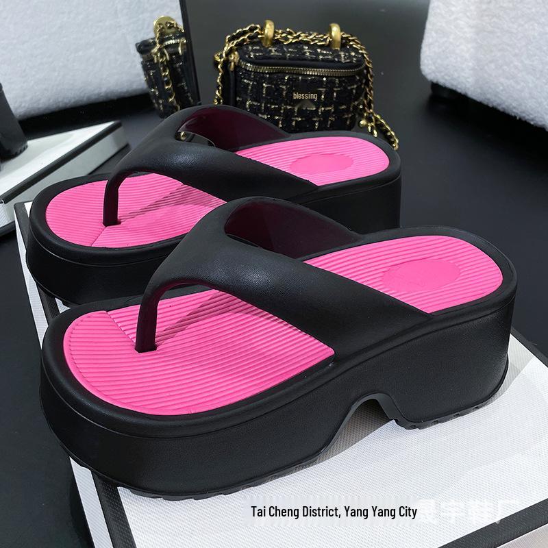 Women's Thick-Soled Summer Slippers: New Style Outdoor Flip-Flops and Sandals
