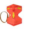 Plastic Post Level Post Level Tool with 3 Bubble Vial & Elastic Loop Check Bubble Level for Posts Pipe Leveling