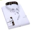 Men's Clothing  Arrival Men Shirt, Fashion Causal Long Sleeved Male Dress Social Business Cotton Shirt Soft Weeding White Shirts
