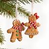 New Christmas Tree Ornaments Pendant Garland Gingerbread House DIY Christmas Pendant, Resin Gingerbread Man Pendant