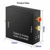1080P 1920*1080 To Analog Audio Converter Adapter For TV Amplifier Decoder Optical Fiber Coaxial Signal To Analog DAC Spdif