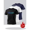 3 Pezzi T-shirt da Uomo Leggere Traspiranti Asciugatura Rapida Assorbi Umidità Girocollo Top Stagione Unica Casual