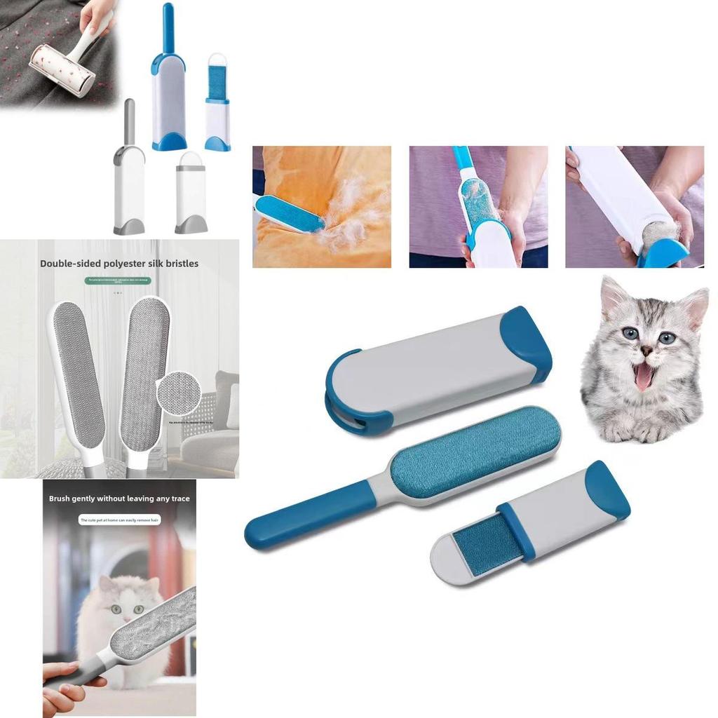 Rechargeable Clothes Lint Brush Roller With Static Dust Fur Remover For Home And Travel