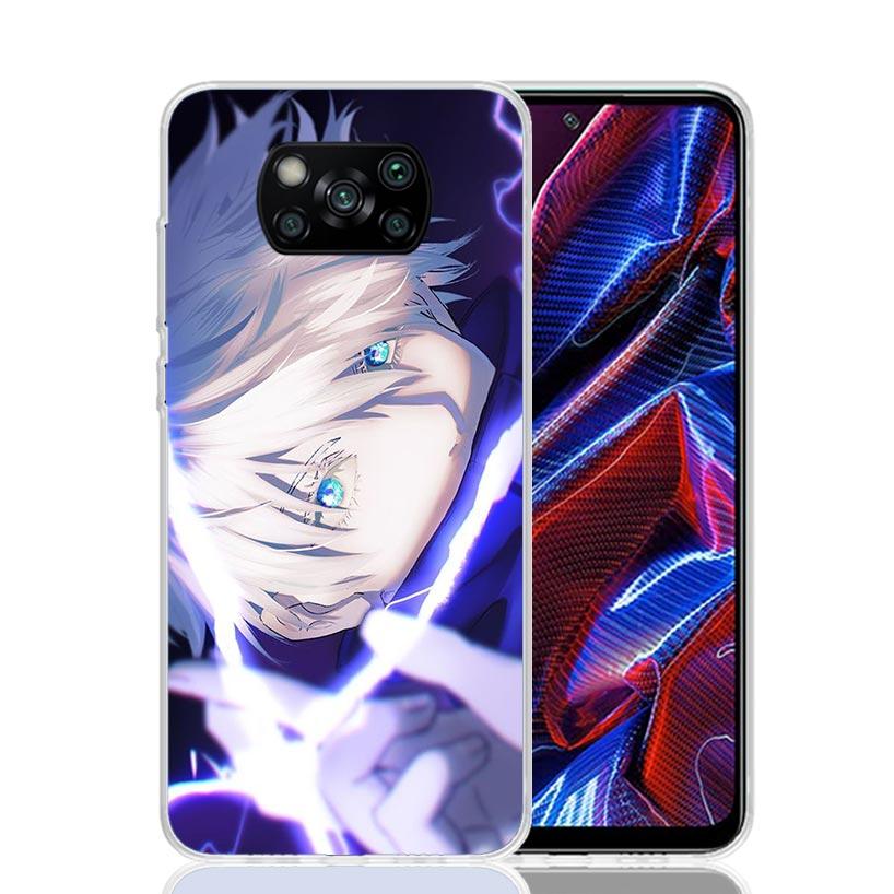Japan Anime JujuKaisen Phone Case For Xiaomi Poco X7 X6 X5 Pro F7 Ultra Redmi 15C 15 13 13C 12 12C 10 10A 10C 9 9A 9C 9T Cover P