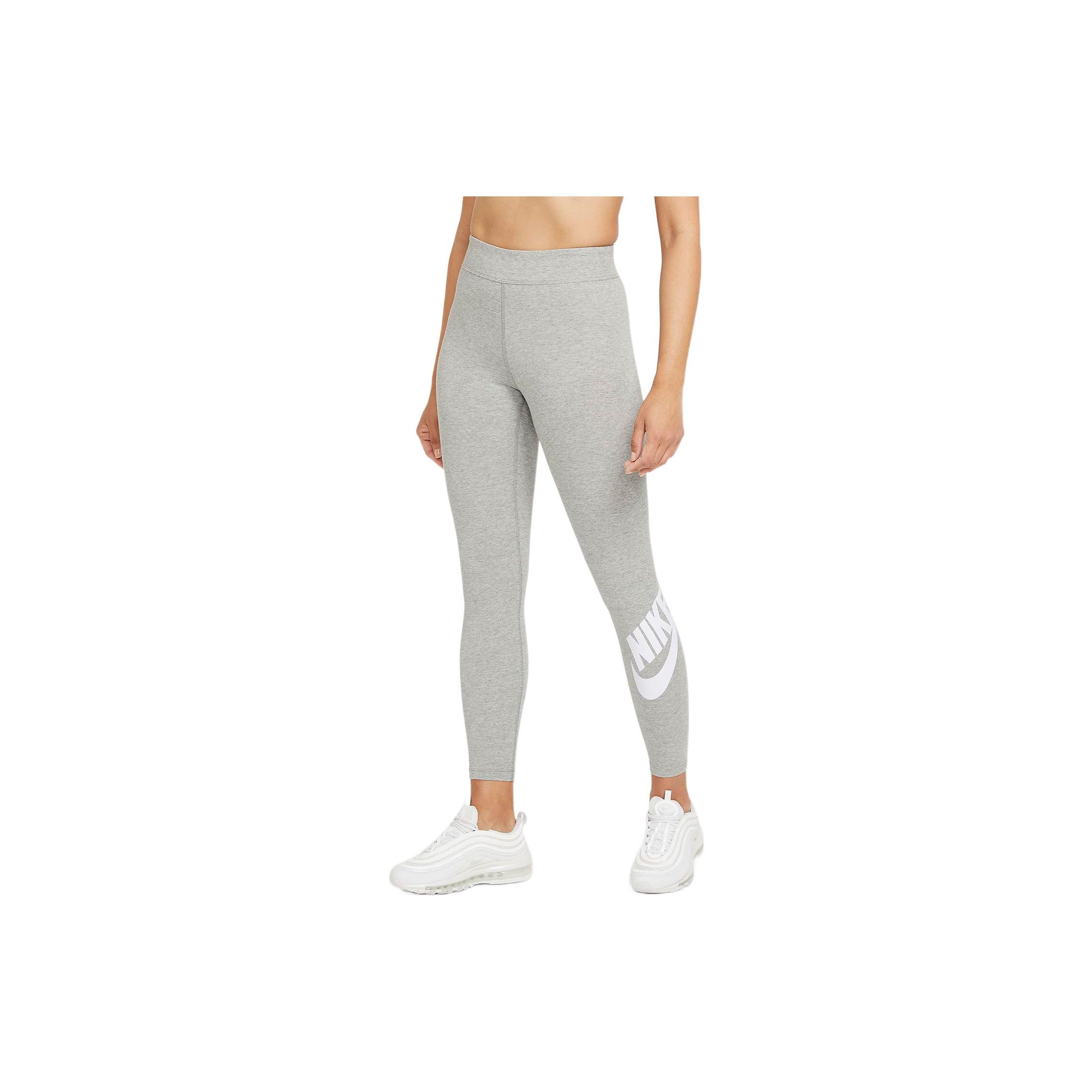 Sportswear Essential High-Waist Fitness Yoga Leggings Women Bottoms Grey CZ8529-063 Nike