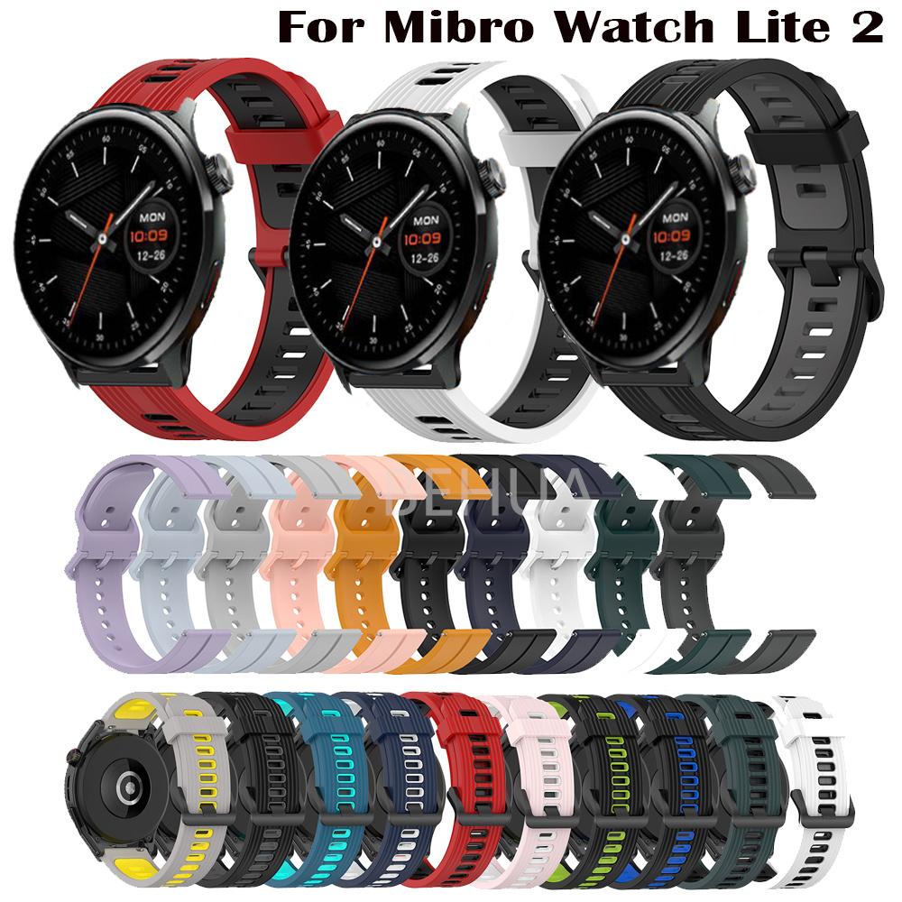 22mm Řemínek na hodinky Pro Mibro Watch Lite 2 Lite2 Řemínek Náramek Silikonový Náramek Pro Xiaomi Mi Watch S1 Active Řemínek Zápěstí