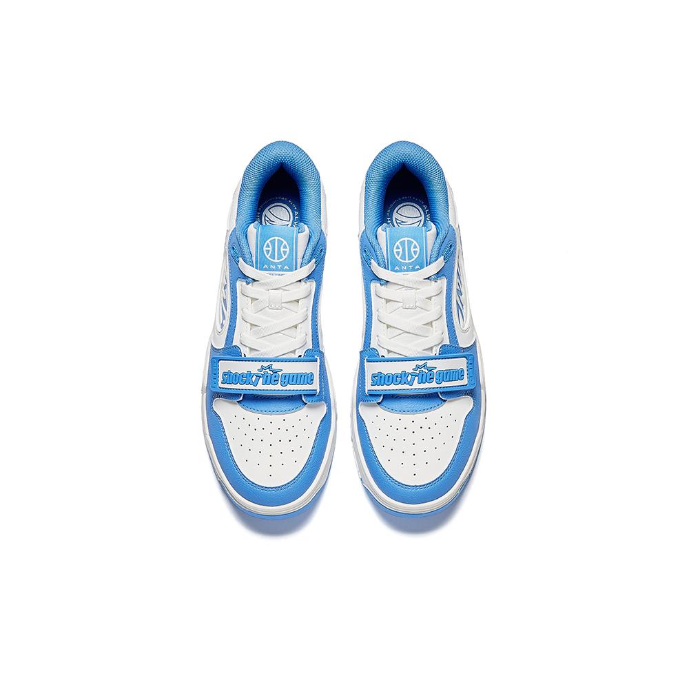 Anta Stg College Blue Basketball Culture Comfortable Fashion Supportive Non-Slip Durable Low-Top Sneakers Men Sneakers White 912521801S-2
