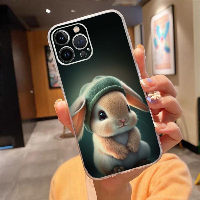 Rabbit Animal Phone Case For iphone 17ProMax 17 Pro Air 16 15 14 13 Pro Max 16 15 14 13 Pro 15Plus