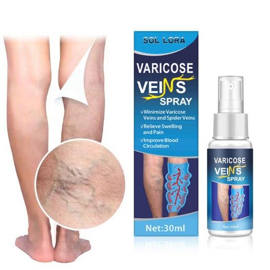 Yousheng 30ML Varicose Vein Massage Spray Relieve Leg Discomfort Improve Circulation Gentle Effective Varicose Spray
