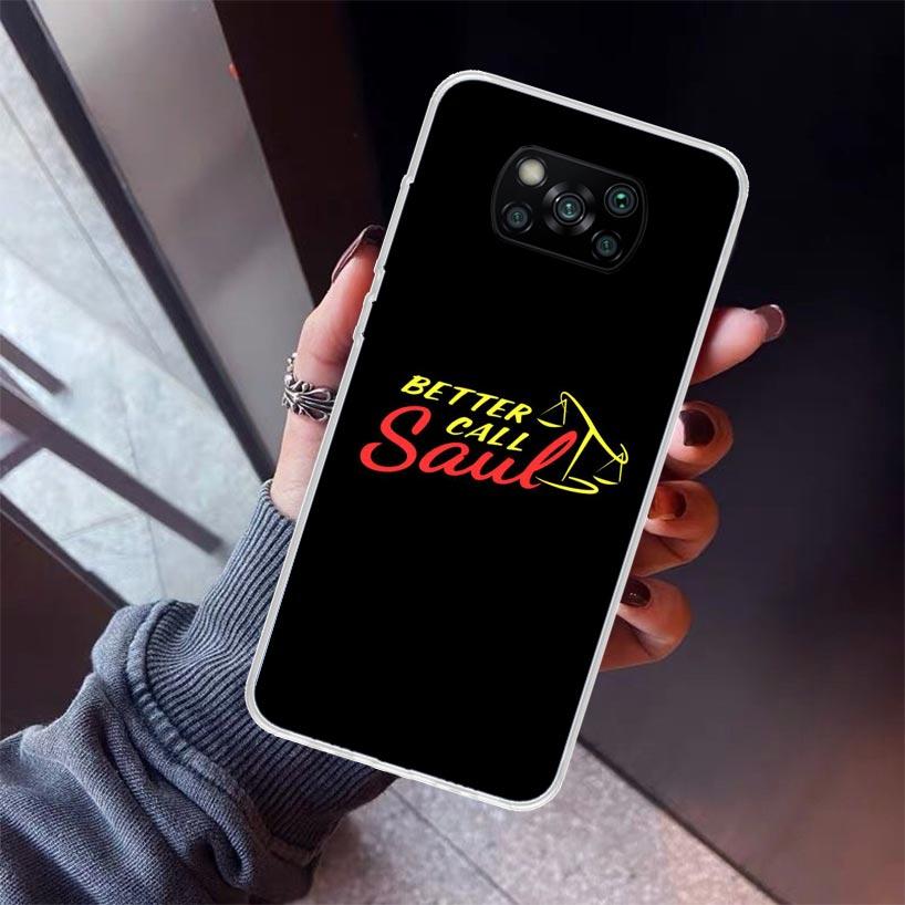 Better Call Saul TV Phone Case For Xiaomi Poco X7 X6 X5 Pro F7 Ultra Redmi 15C 15 13 13C 12 12C 10 10A 10C 9 9A 9C 9T Shell Poco
