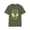 Unisex Softstyle T-Shirt Giant Pickle Hot Air Balloon Carnival Adventure Tee