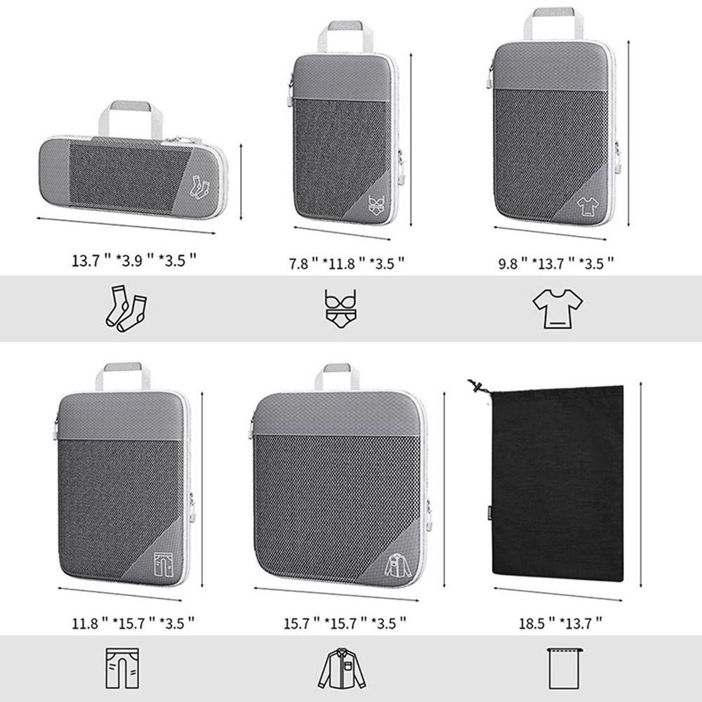 Large Capacity Compression Packing Cubes Portable Suitcases Bag  Miscellaneous Storage