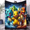 Heiße Anime Pokemon Aufdruck Decke Für Büro Zuhause Camp Nickerchen Freizeit Decken Geburtstagsgeschenke Multifunktionale Universelle Decke
