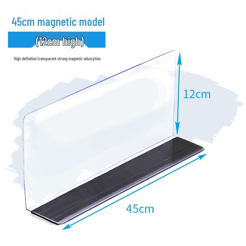 Plastic Shelf Divider for Small Items In Supermarkets and Convenience Stores