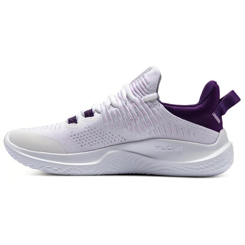Under Armour Flow Dynamic IntelliKnit  White Purple  Women s Sneakers 3027284-100 36