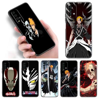 Anime BLEACHS Phone Case For Xiaomi Redmi Note 11 10 9 8 Pro 11T 5G 10T 10S 9S 9T 9i 9C 9A 8T Soft TPU Black Cover Coque Funda