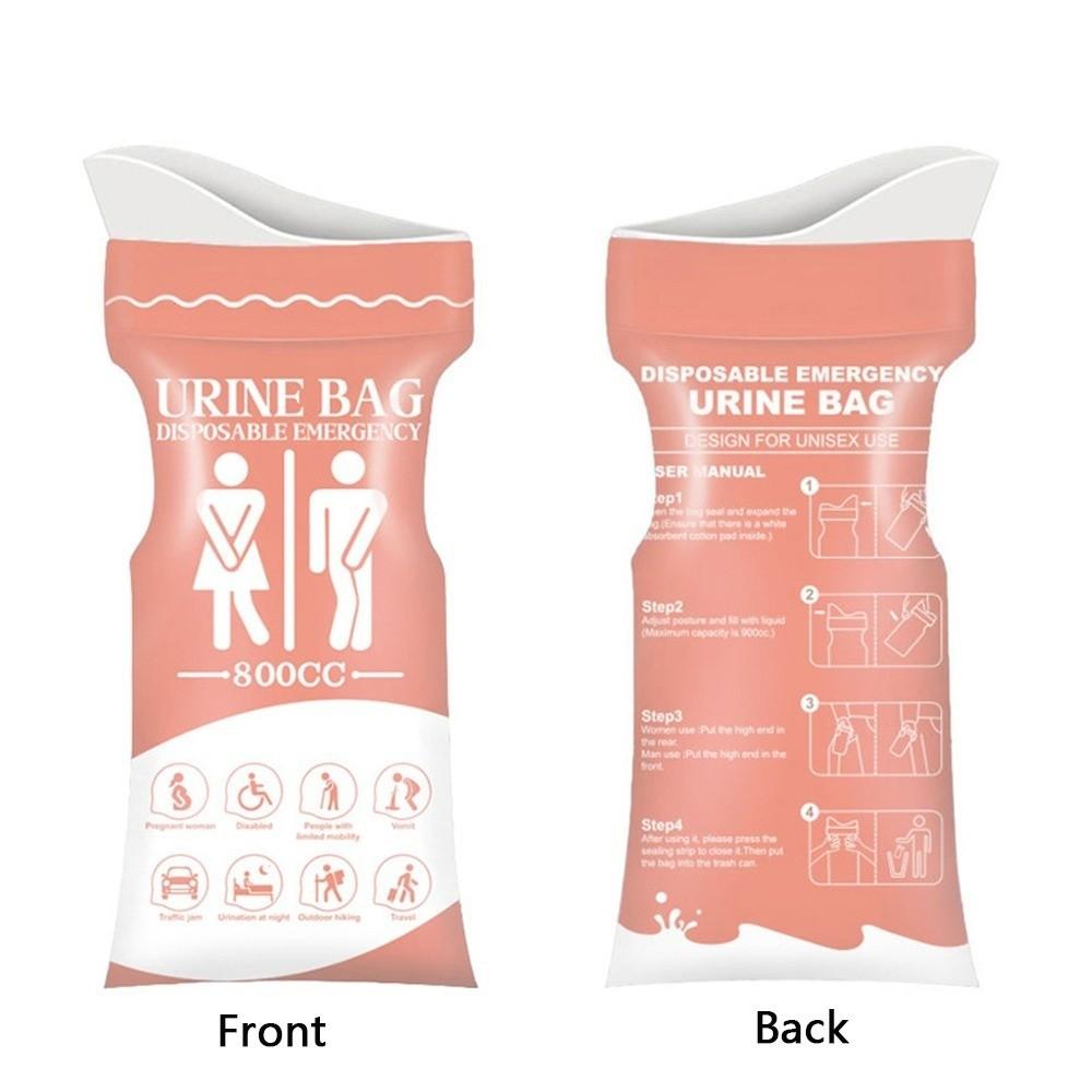 10Pcs Set Cleaning Emergency Urinate Bags Portable Travel Toilet Bag Outdoor Emergency