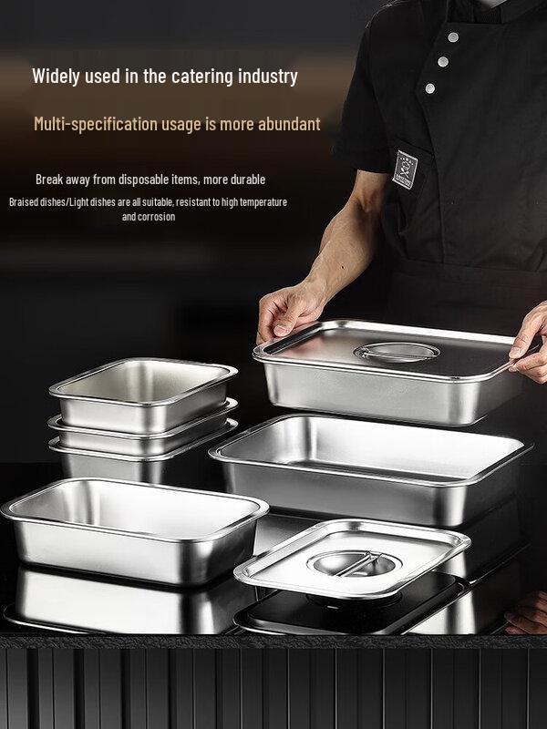 Wuhe 304 Stainless Steel Flat Bottom Tray